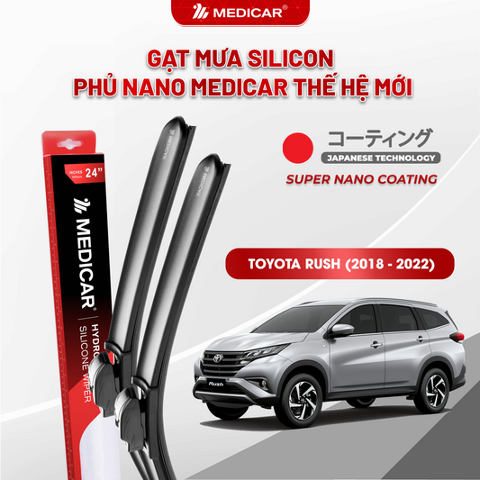 Medicar Nano-Coated Silicon Wiper Blades Toyota Rush
