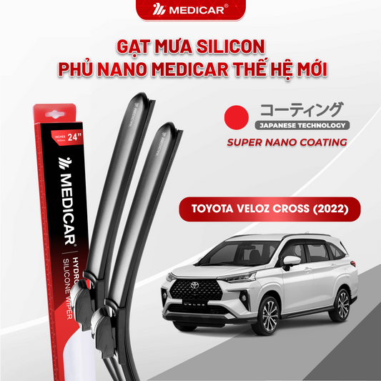 Medicar Nano-Coated Silicon Wiper Blades Toyota Veloz Cross