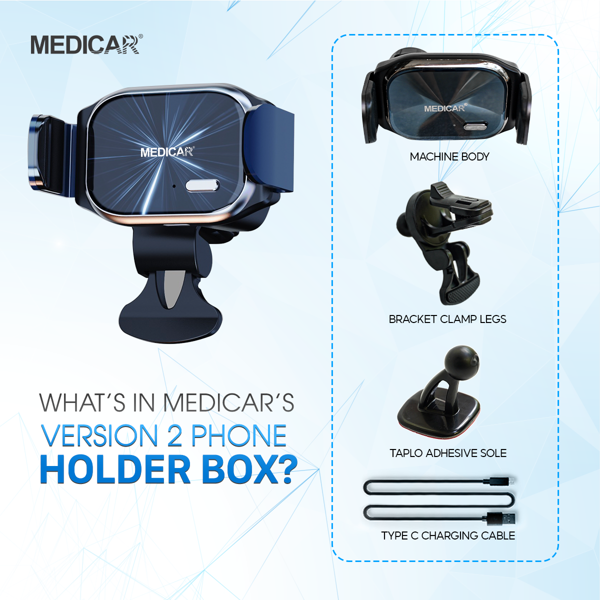 Car Smartphone Holder Version 2