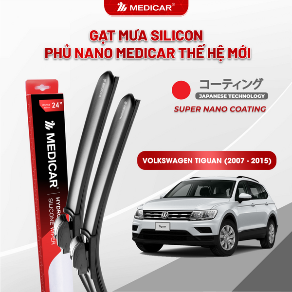 Medicar Nano-Coated Silicon Wiper Blades Volkswagen Tiguan