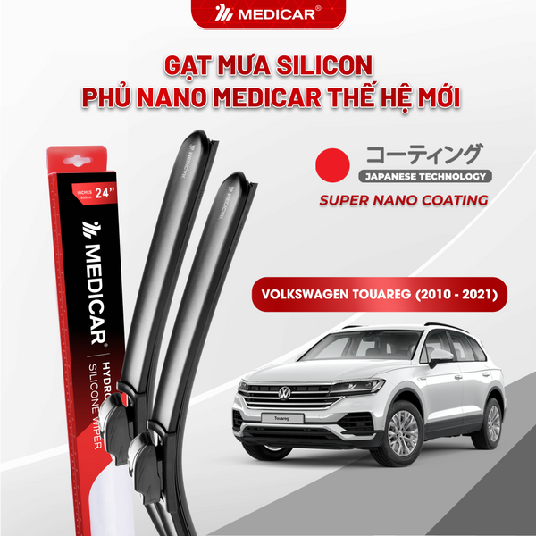 Medicar Nano-Coated Silicon Wiper Blades Volkswagen Touareg