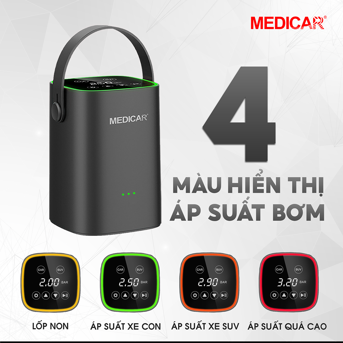 Mini car tire pump